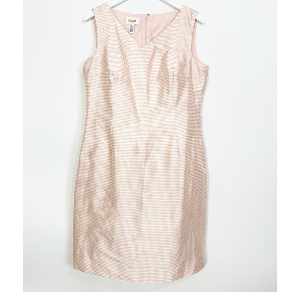 Vintage Talbots Silk Gingham Dress